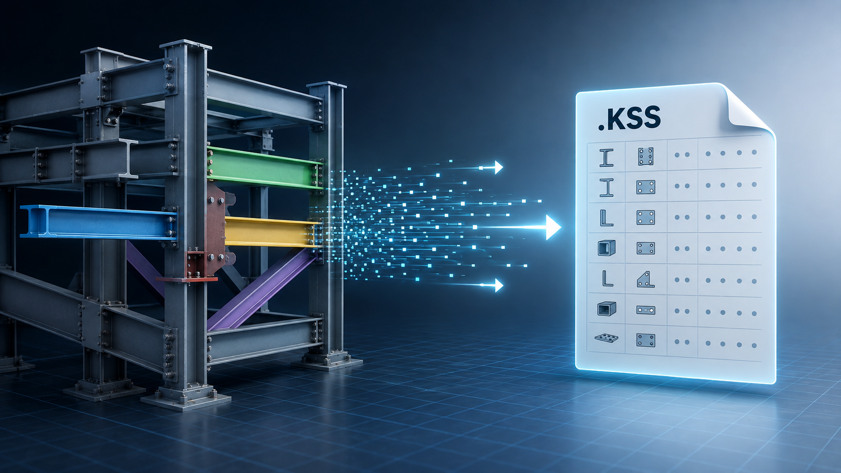 HiCAD model-to-KISS data transfer