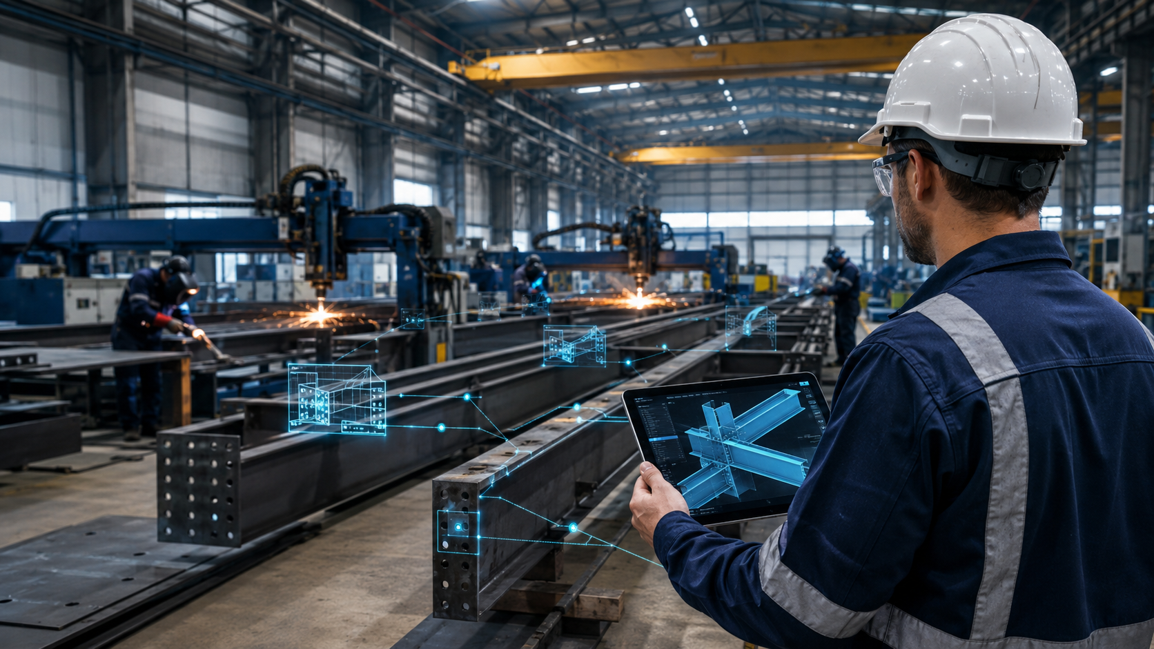 Production planning and steel fabrication